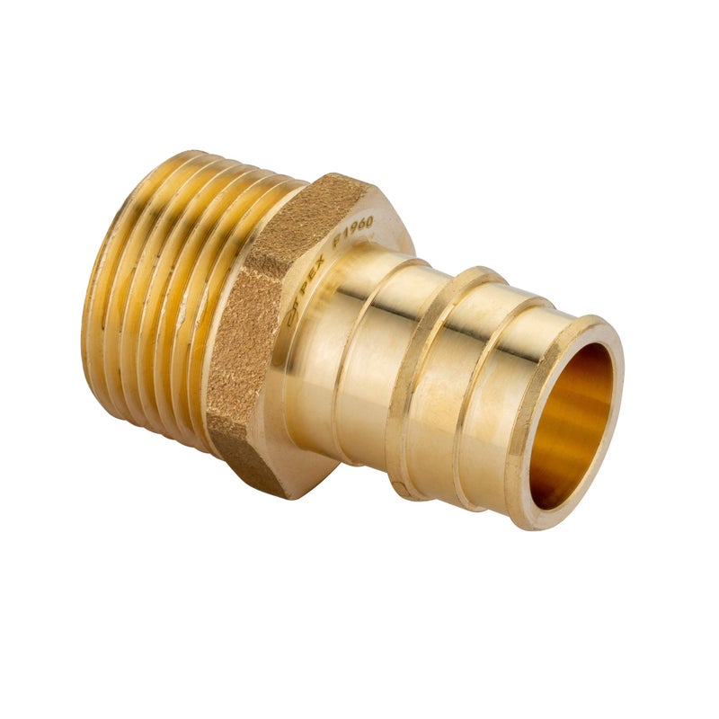EFIELD (Pack of 5) EFIELD Pex A 3/4"x 3/4" Male NPT Adapter Expansion Brass Fittings ONLY For Pex-A Tubing Connection, ASTM F1960, 5 Pieces,(PEX1960018-5PCS) - Image 3